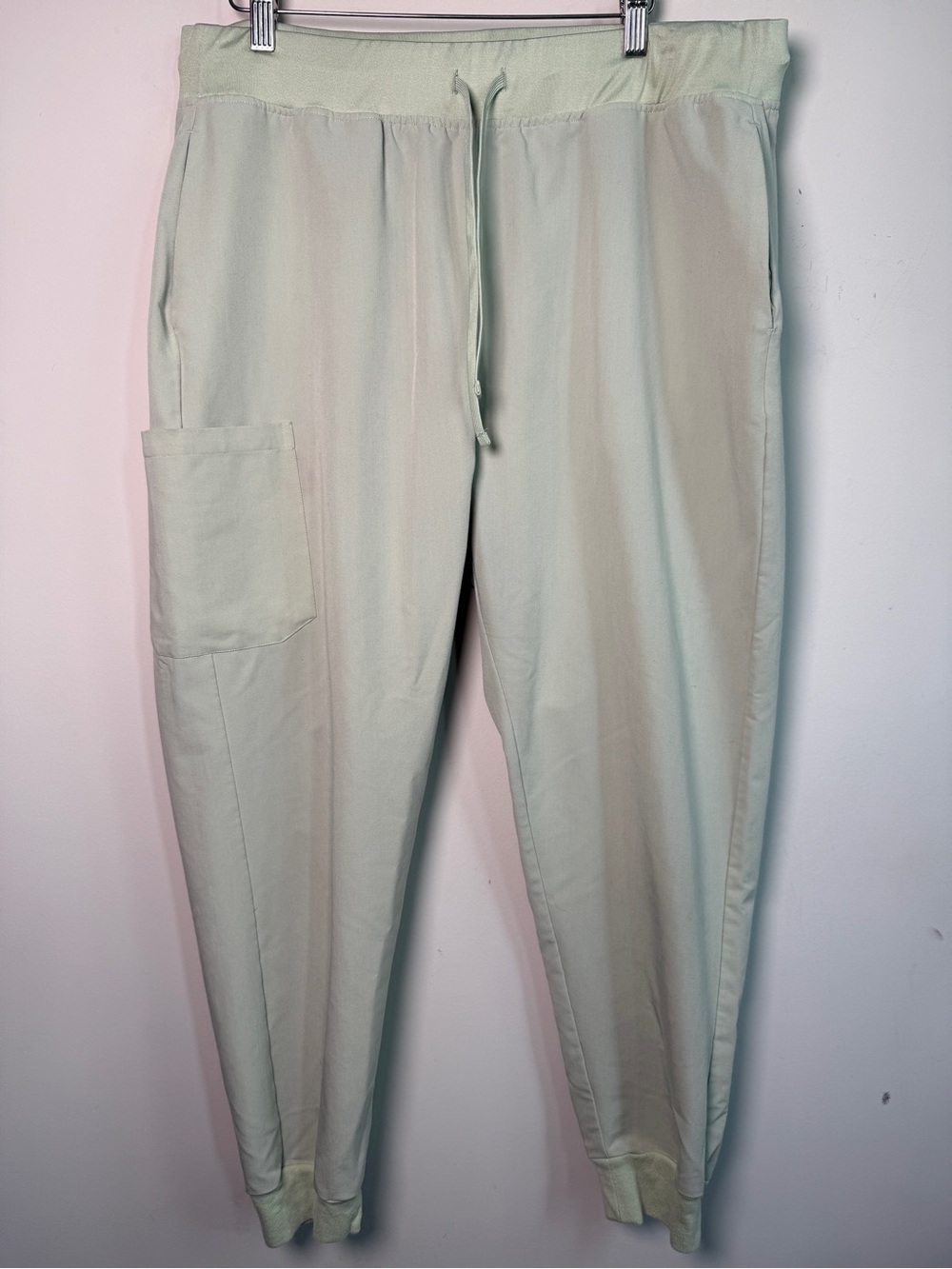 Mandala Scrubs Mid-Rise Jogger Scrub Pants Sage Green Equa-Tek Sz XL